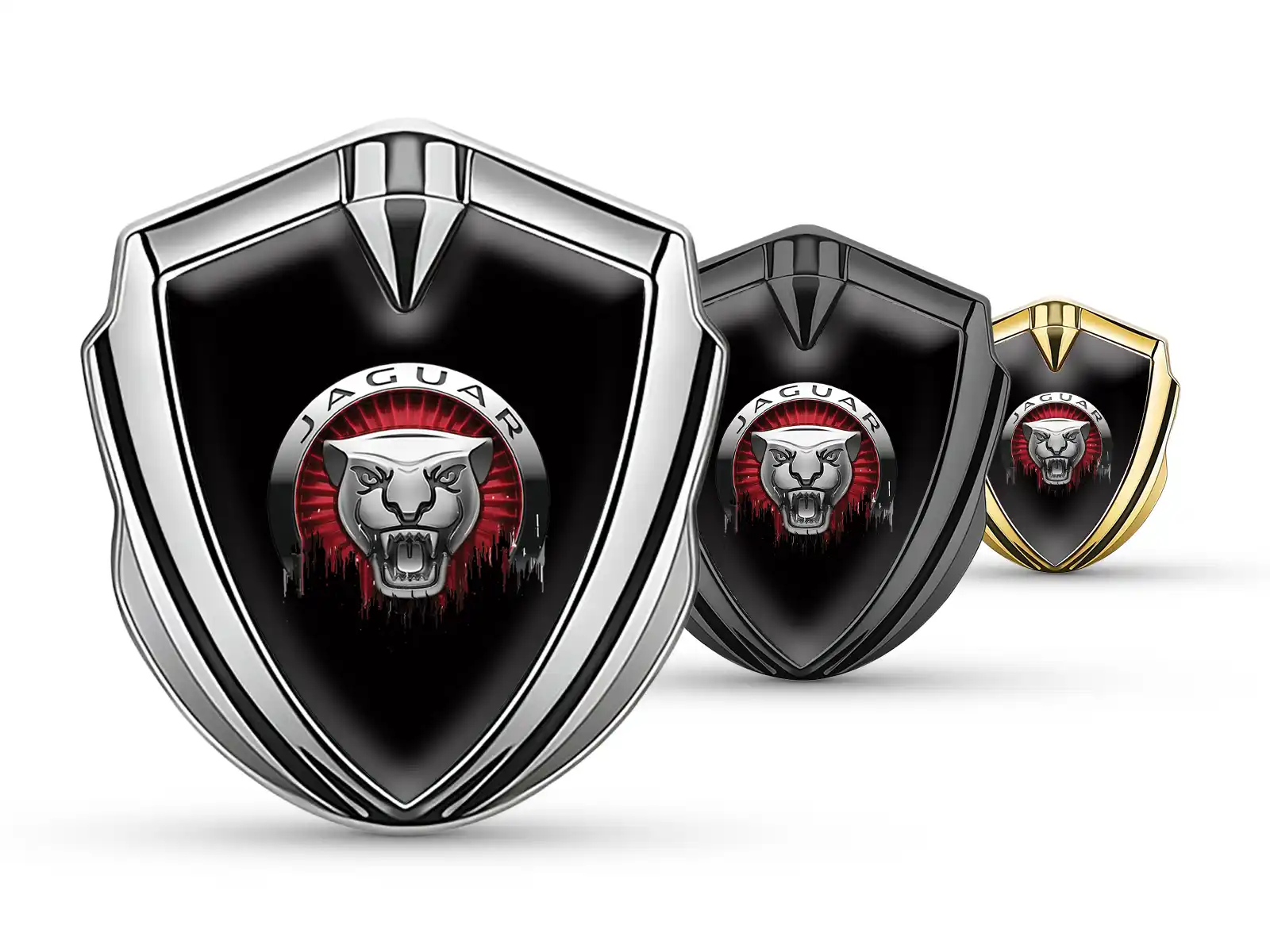 Jaguar Badge Self Adhesive Durable Standard Size